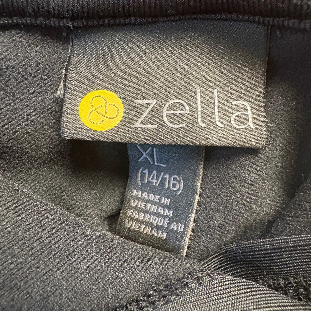 Zella Activewear Set Hoodie Pullover Thumb Hole Black XL(14/16) Kids - Picture 9 of 13